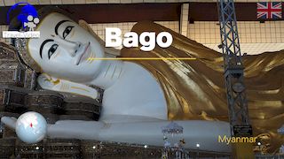 Bago (Pegu), monks and Buddhas • Myanmar